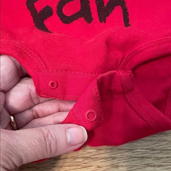 Georgia Bulldogs Red Baby Onesie Daddy’s Little Georgia Fan EUC  Size 0-3 Month - Picture 3 of 6